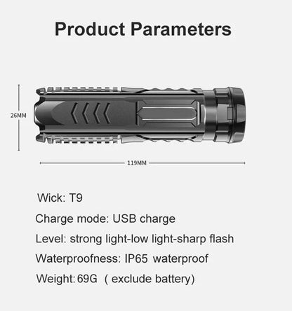 (🔥Last Day Promotion  - 50% off)Multifunctional Rechargeable Flashlight